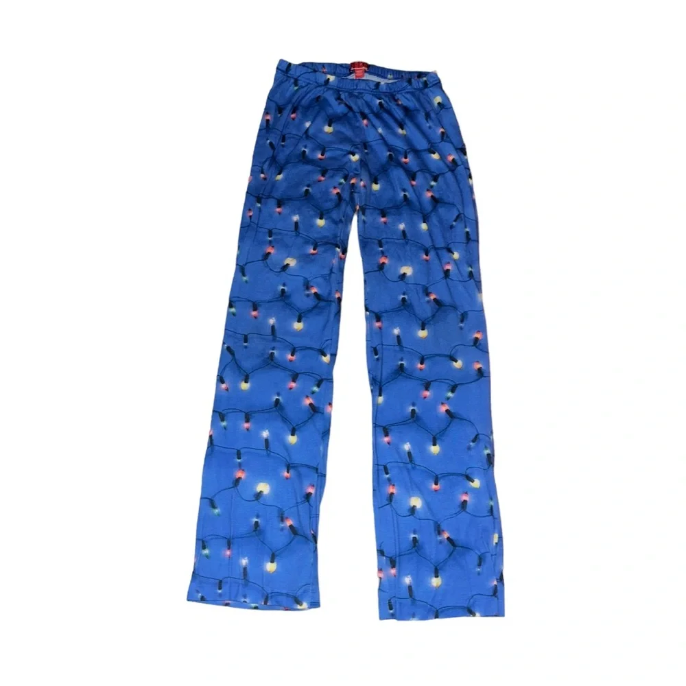 Target Christmas lights print pajama set - Picture 2 of 5